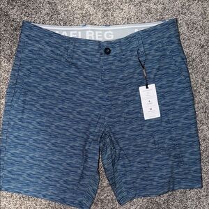 Blue Checkered Men Shorts Hybrids